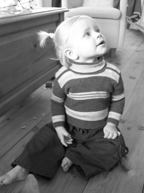 Aan Babapapapa ben ik helemaal verslaafd (eind nov 05)